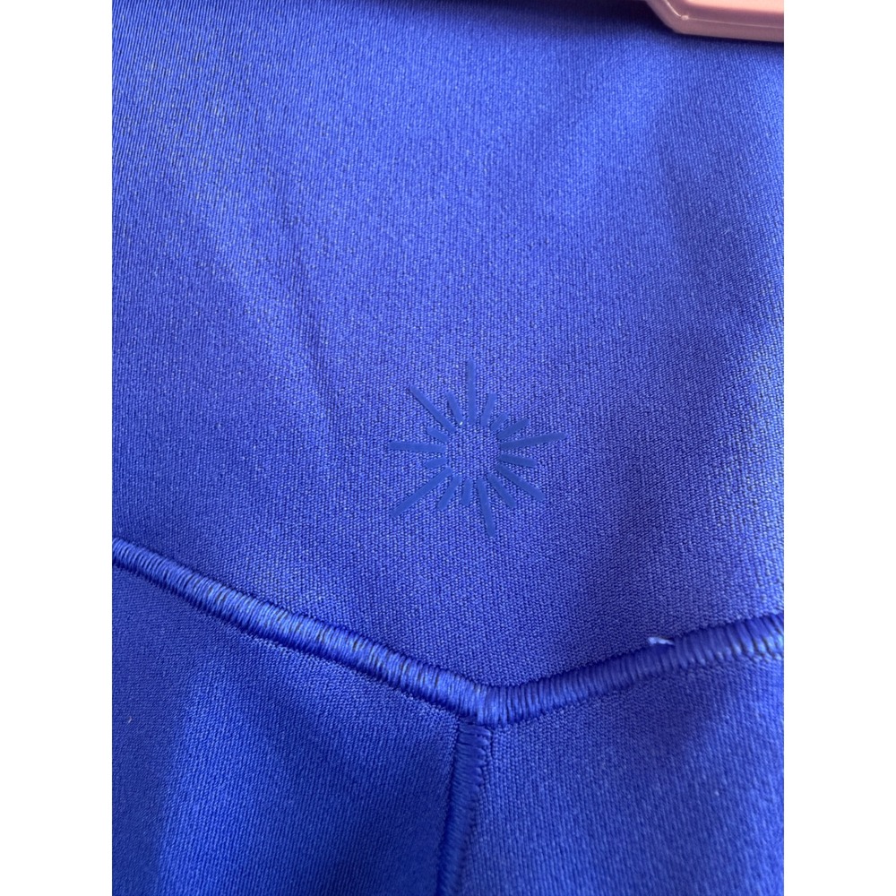 OFFLINE by Aerie Real Me Crossover Bike Shorts Cobalt Blue High Rise 5" Inseam S - Picture 4 of 9
